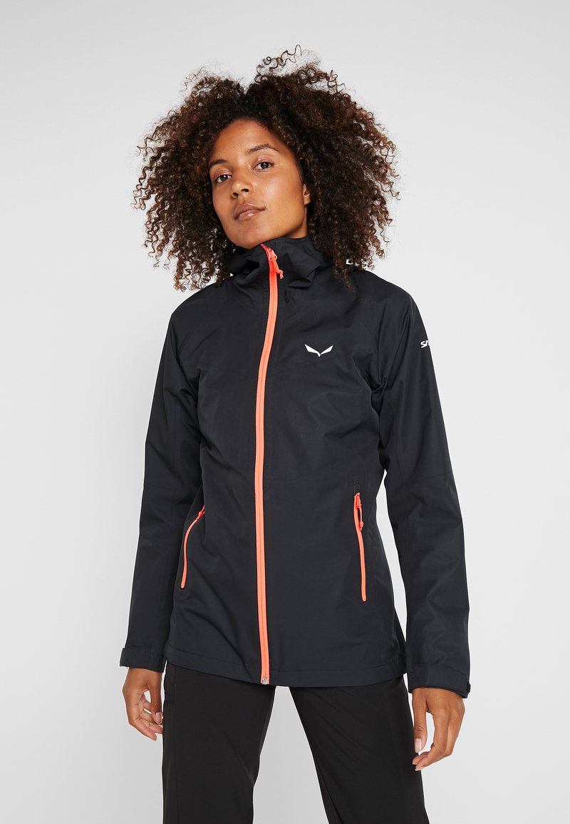Salewa PUEZ - Casaco impermeável - black out