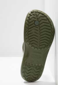 Crocs CROCBAND FLIP UNISEX - Badsandaler - army green/white