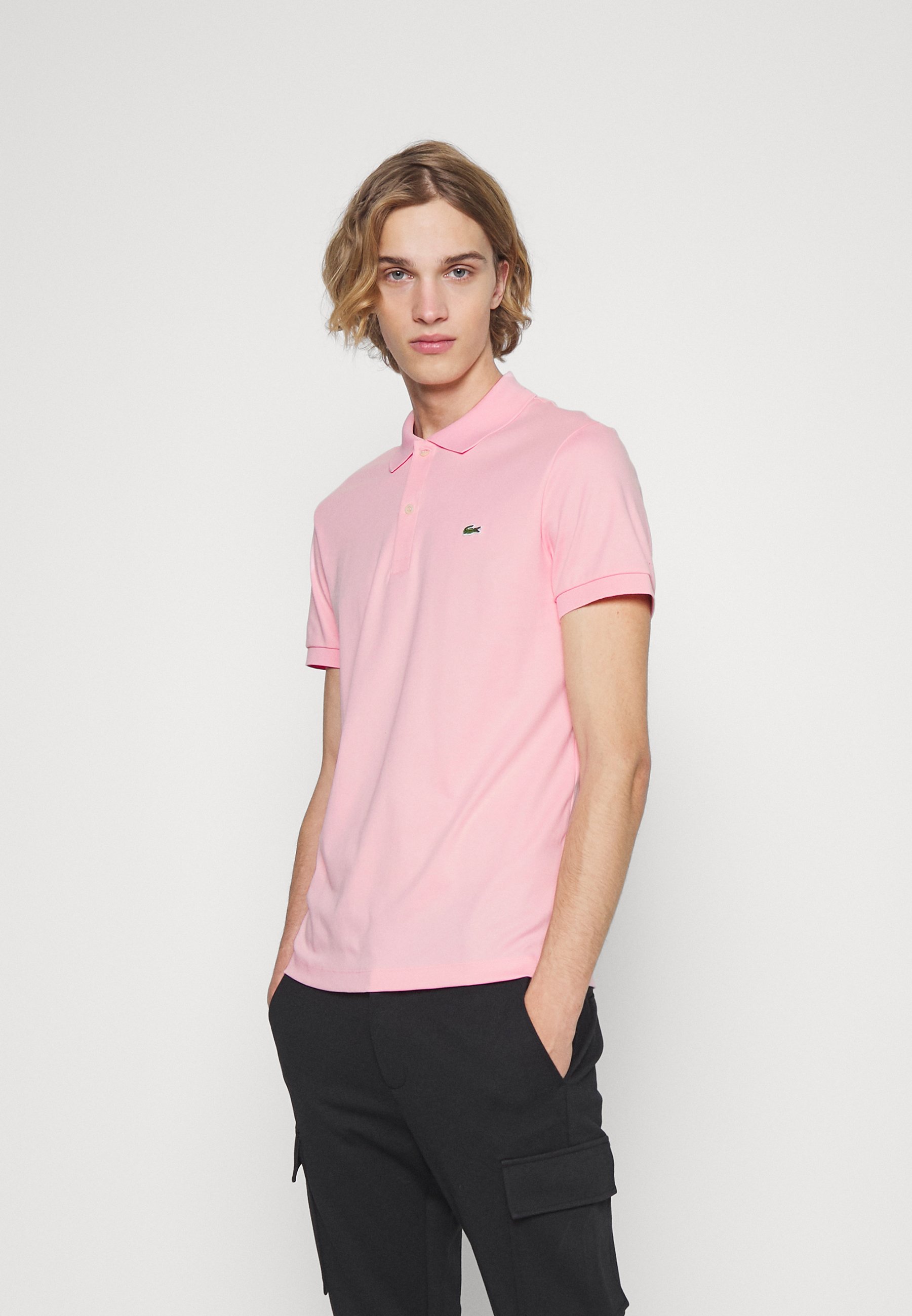 polo rosada hombre