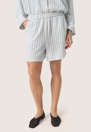 Soaked in Luxury Shorts - skyway stripes