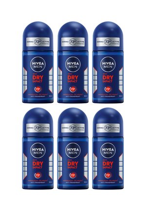 6ER SET DRY IMPACT DEO ROLL-ON 6 X 50 ML - Deodorant