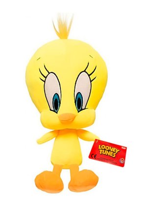 LOONEY TUNES TWEETY TITTY PLÜSCHFIGUR  - Cuddly toy - yellow