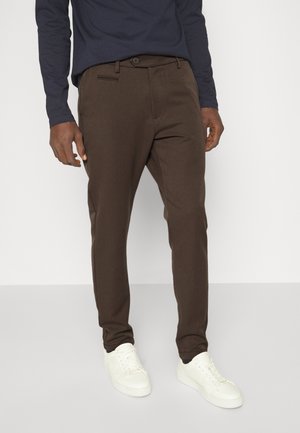 COMO SUIT PANTS SEASONAL - Tygbyxor - coffee brown