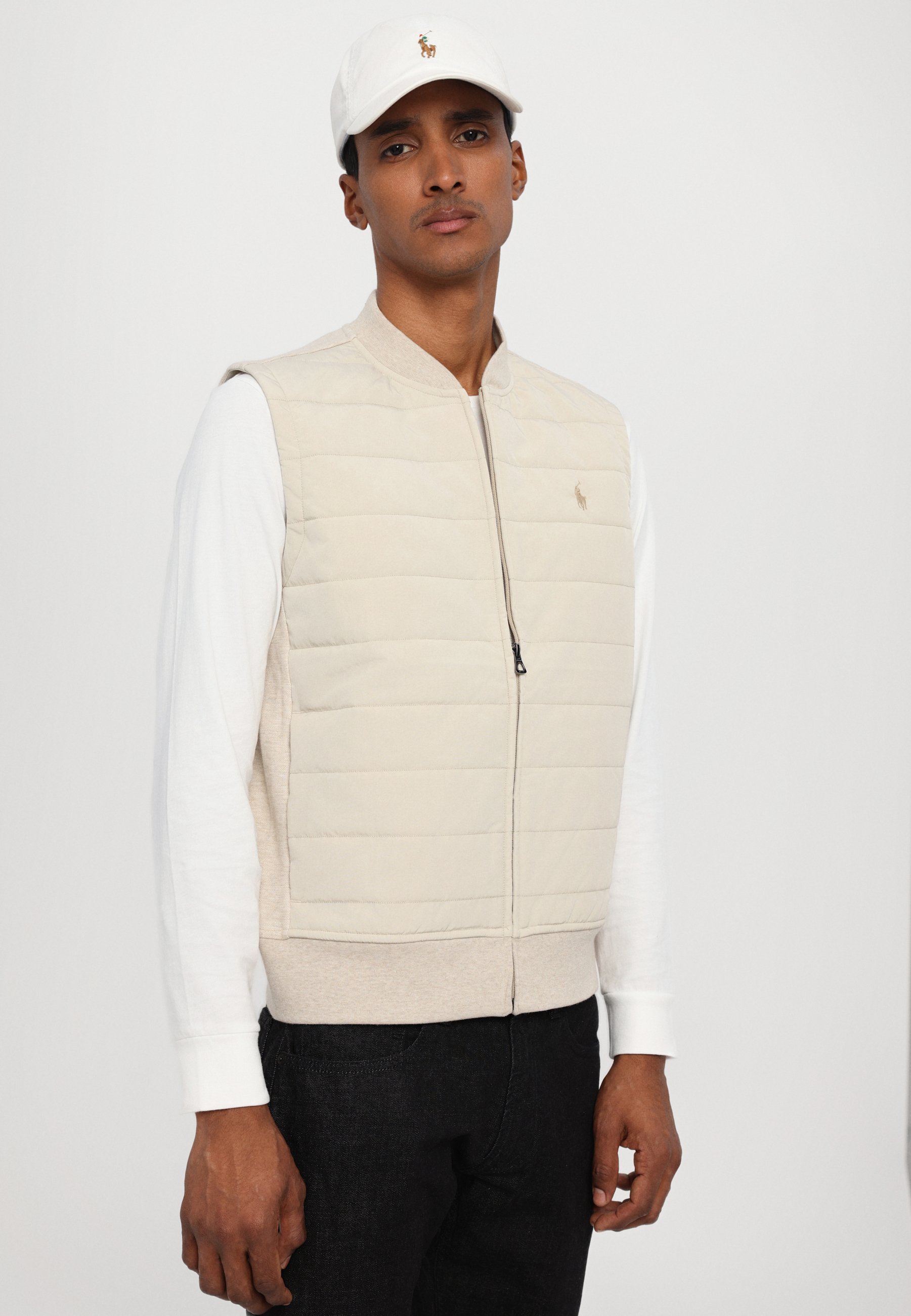 アウターその他 POLO RALPH LAUREN Woman Waistcoat White 200957263 001 Women's White Vests & Waistcoats | Ralph Lauren® PL
