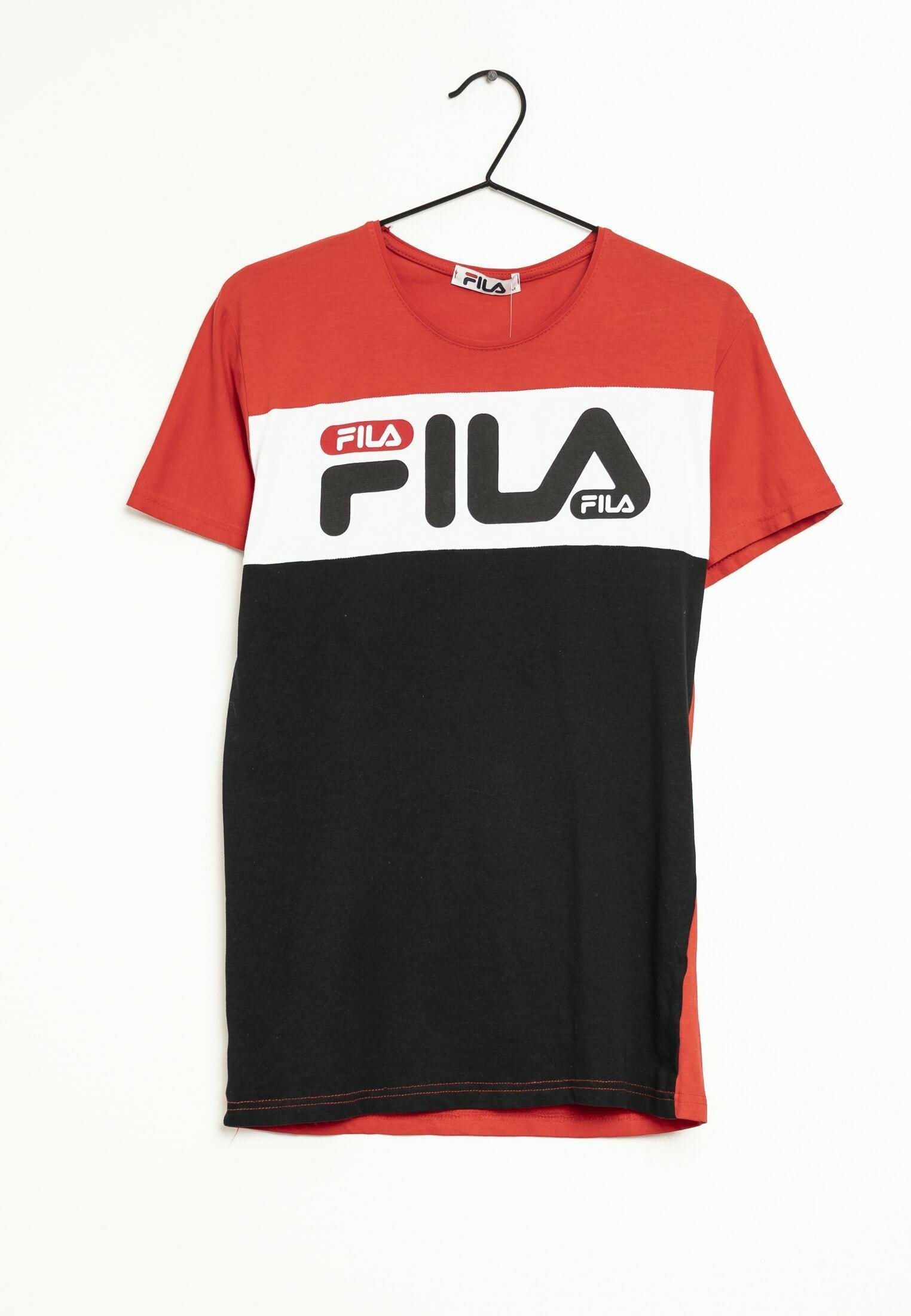 Fila Tshirt imprimé red, Femme, Taille: Medium, Rouge
