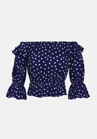 Sélectionné, navy/cream