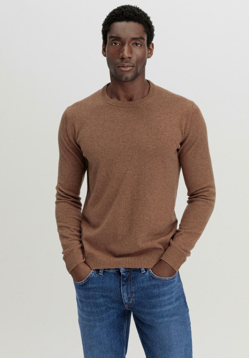 hessnatur Strickpullover - camel