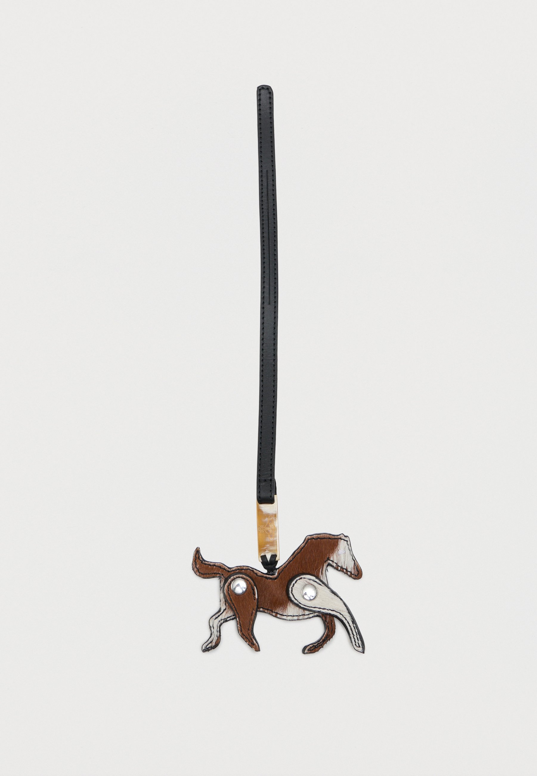 Vivienne Westwood HORSE CHARM UNISEX - Keyring - white/brown/dark