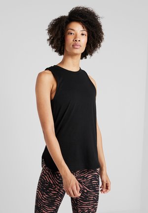 ACTIVE CURVE HEM TANK - Top - black