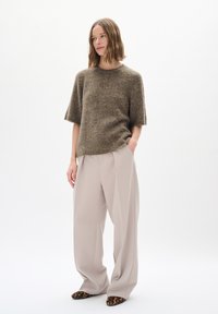 InWear HARRIET - Pamata T-krekls - sandy grey melange