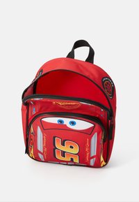 Kidzroom BACKPACK CARS FLUFFY FRIENDS UNISEX - Reppu - red