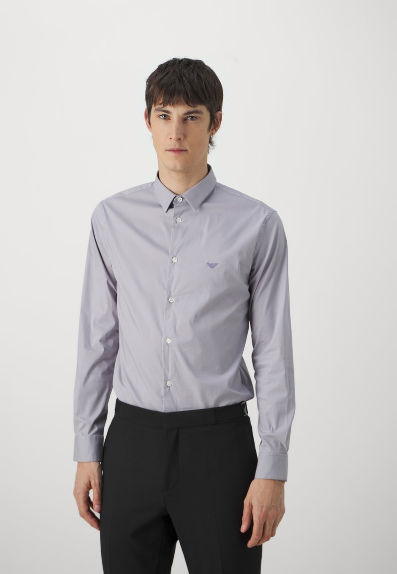 Emporio Armani - CAMICIA - Zakelijk overhemd - lilac gray, Vergroten