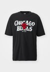NBA CHICAGO BULLS OVERSIZE TEE - Squadra - black/white