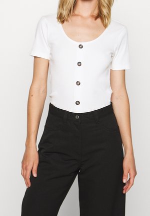 T-shirt print - white