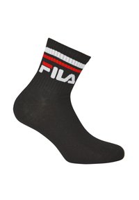 Fila UNISEX  6 PAAR QUARTER  LOGO-BUND - Calcetines - schwarz