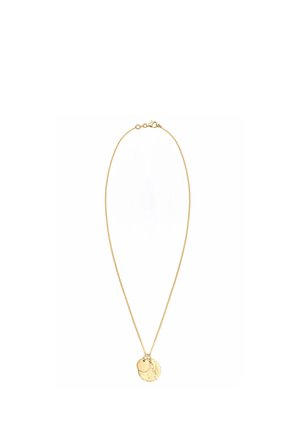 Elli PLATE HAMMERED - Necklace - gold-coloured