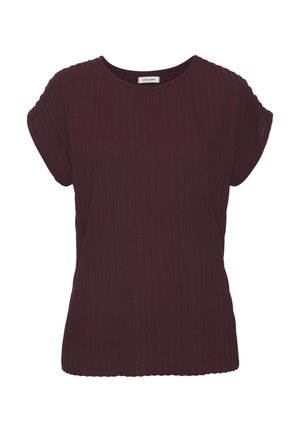 Print T-shirt - bordeaux