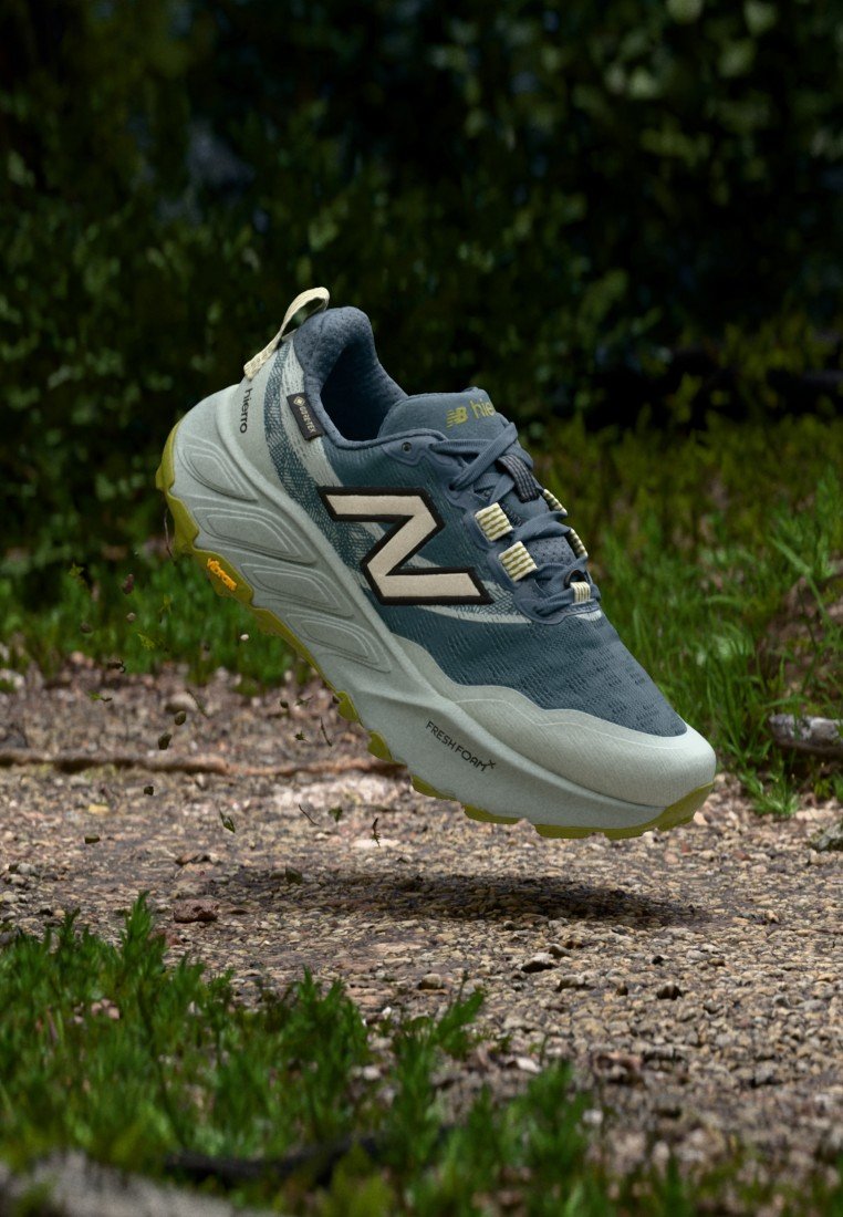 HEALMO ウッド×ネイビー New Balance HIERRO GTX V9 - Trail hardloopschoenen - shadow blue