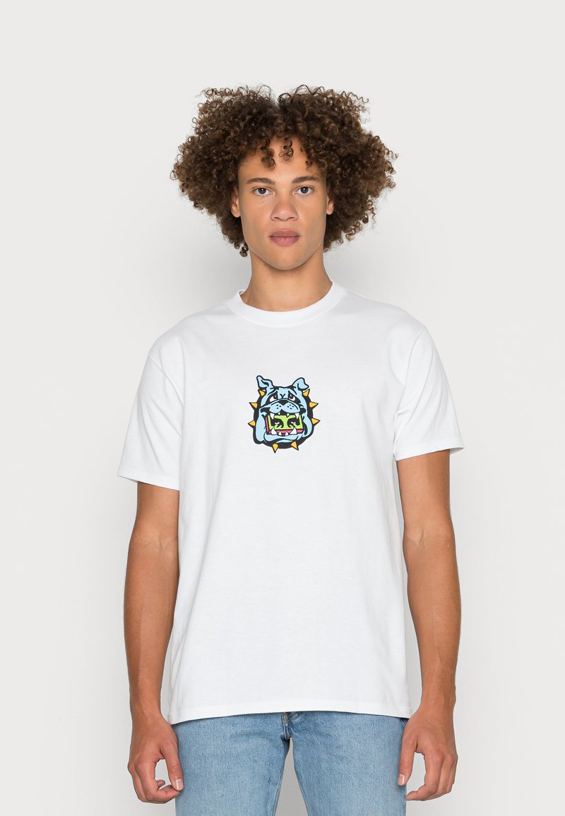 Obey Clothing BULLDOG - T-shirt estampada - white