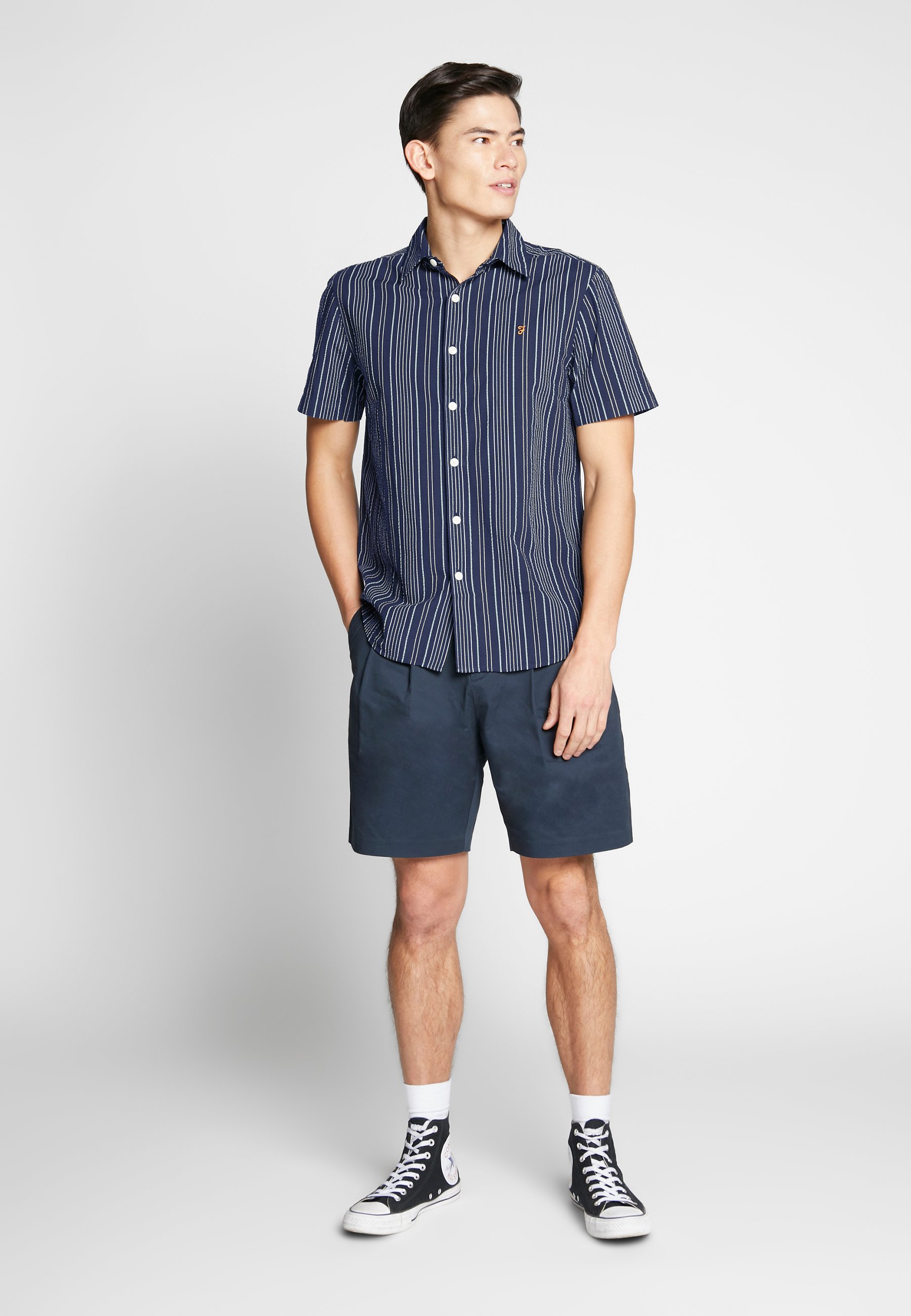 Farah GALENA SEERSUCKER Skjorte true navy Zalando.no Farah GALENA SEERSUCKER - Skjorte - true navy