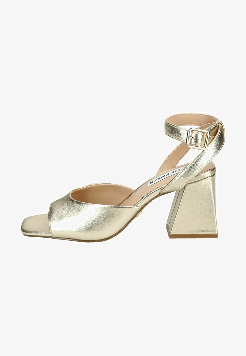 Steve Madden Sandalen met hoge hak - gold leather