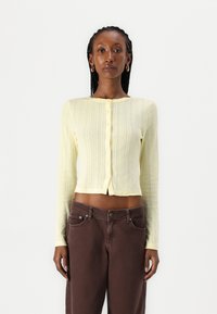 BDG Urban Outfitters LOVE CARDI - Kardigan - yellow