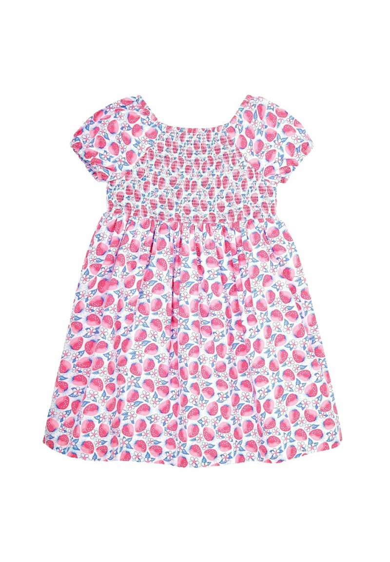 JoJo Maman Bébé - REGULAR FIT - Jurk - pink strawberry bloom, Vergroten