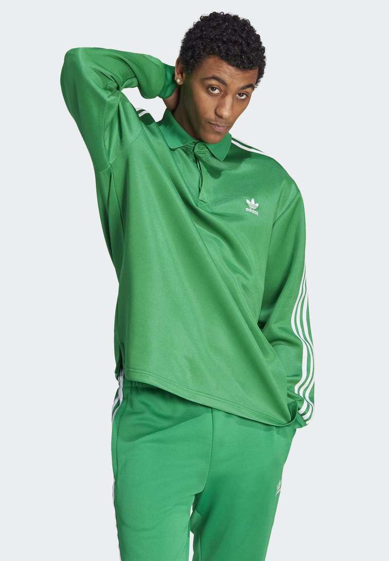 adidas Originals ADICOLOR CLASSICS+ - Polo - silver met./green