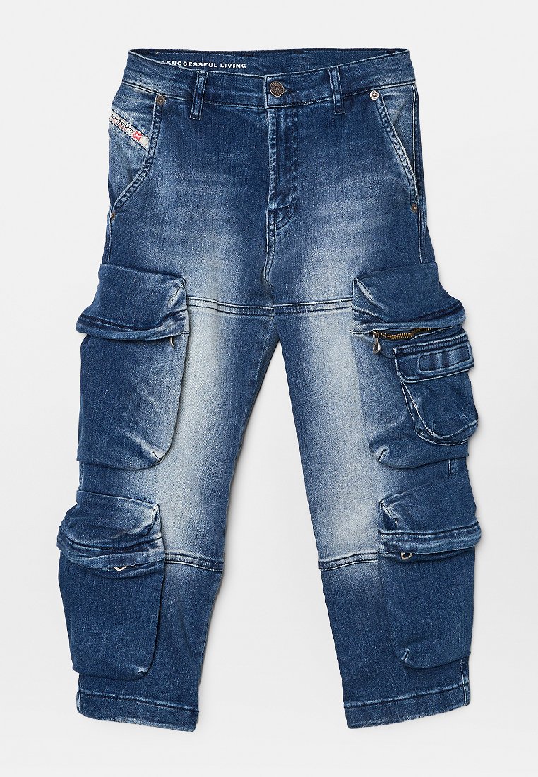 Diesel Straight leg jeans blauw denim/bluedenim Diesel Straight leg jeans blauw denim/bluedenim