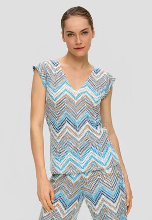 s.Oliver BLACK LABEL Blouse - azurblau