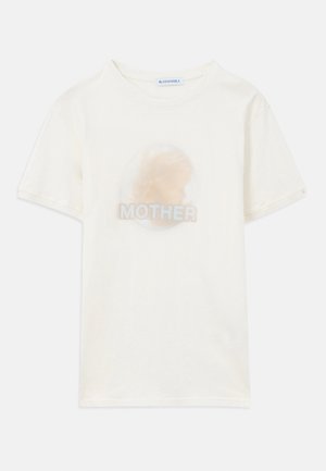 BLURRED MOTHER EARTH - Print T-shirt - ecru