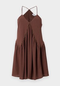 NMCELESTE HOOP DRESS - Jurk - french roast