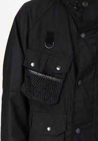 Barbour DRYFLY WAX JACKET - Jachetă impermeabilă - black