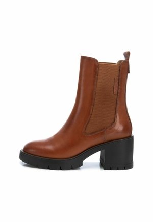 Botines con plataforma - camel