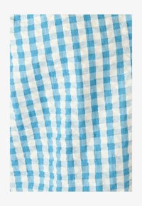Sélectionné, blue small checks