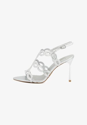 Albano, ALBANO VANITY SANDALI - Sandali con tacco - silver-coloured