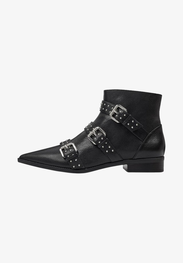 Cowboy- / bikerstøvlette - black
