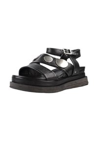 A.S.98 Sandali con zeppa - schwarz