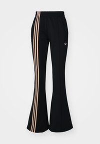 3-STRIPES FLARED FIREBIRD TRACK PANTS - Tracksuit bottoms - black