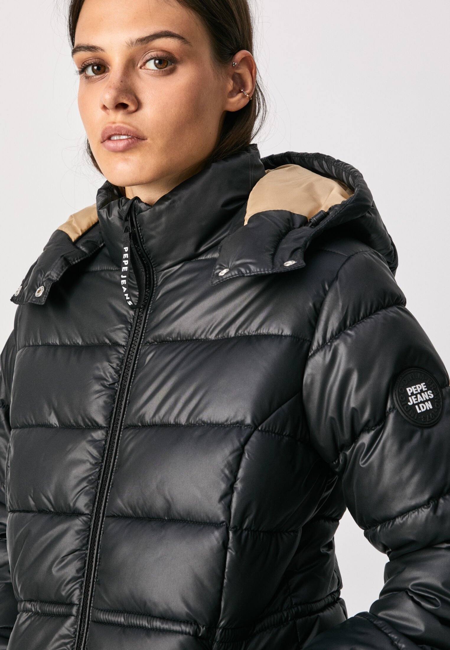 Pepe Jeans CAMILLE - Chaqueta de invierno - black/negro - Zalando.es