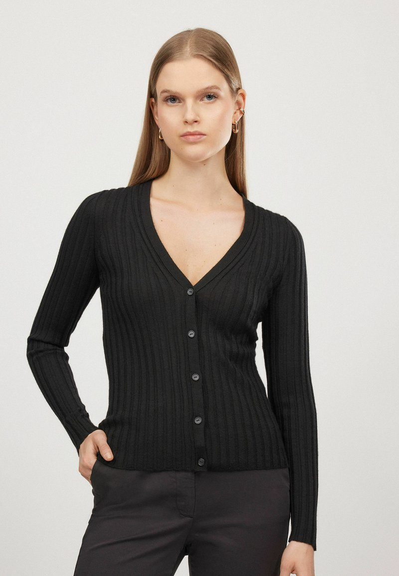 Falconeri ULTRAFINE - Kofta - black/svart - Zalando.se