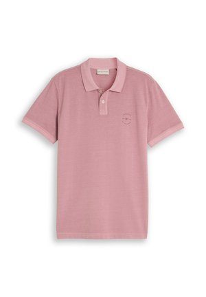 TOM TAILOR, GARMENT DYE POLO - Polo - dusty rose