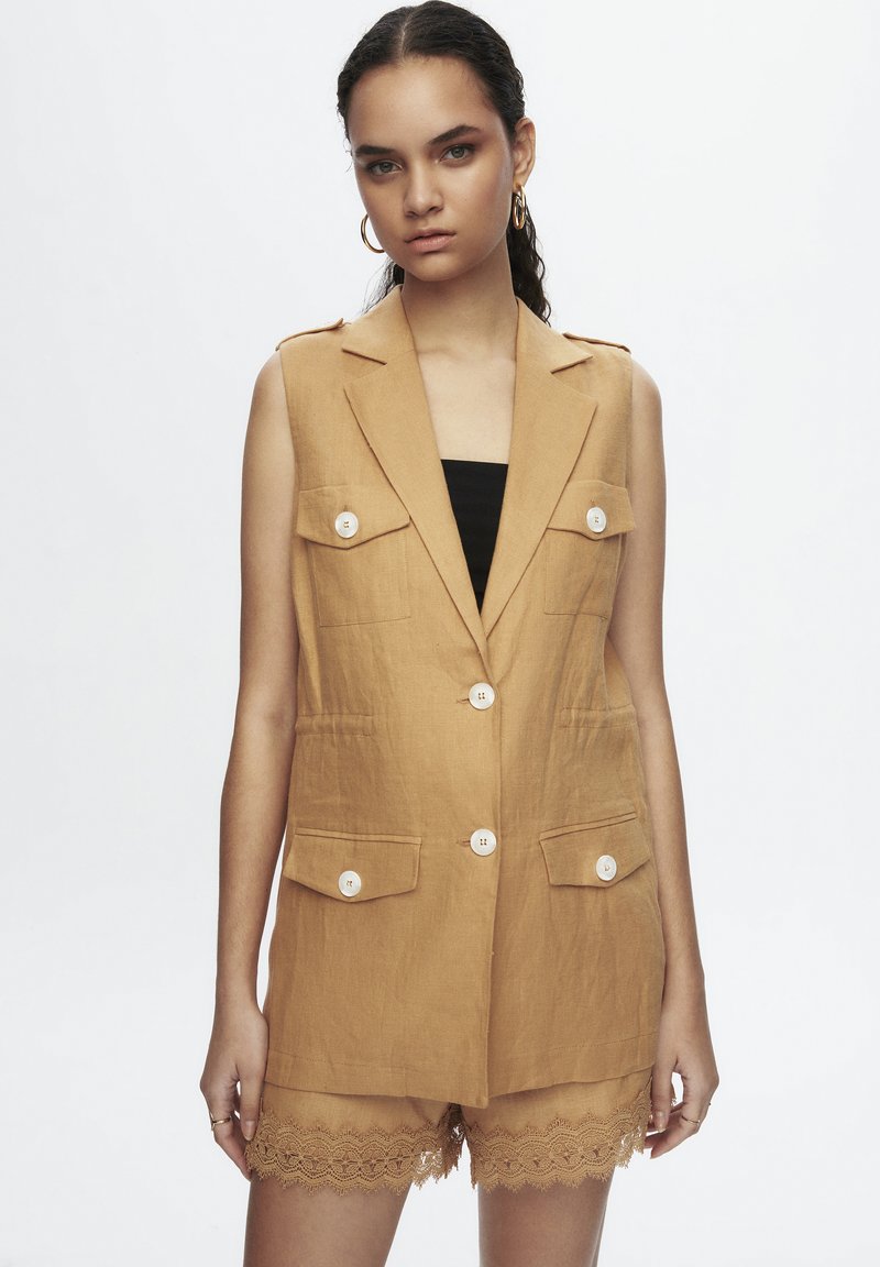 adL SONIA - Weste - dark beige