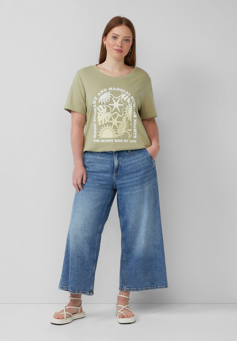 QS T-Shirt Manica Pipistrello - Verde Salvia - Taglia XL - Morbida E Elasticizzata