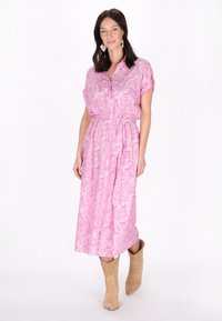 usha Rochie tip cămașă - pink white
