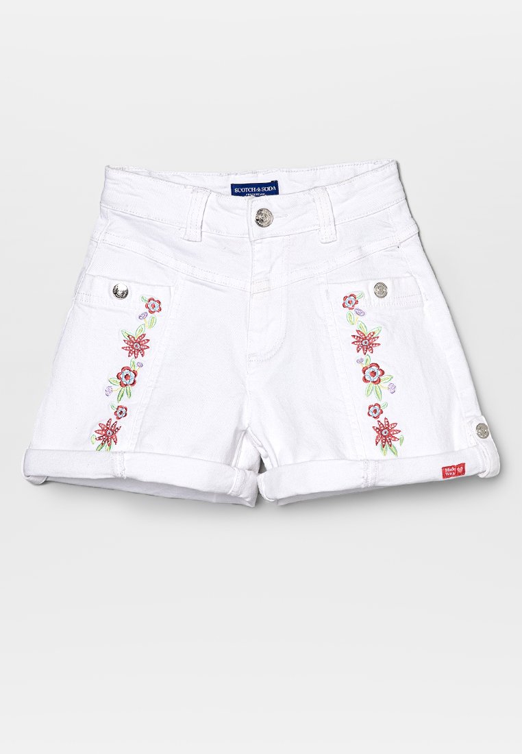 Scotch & Soda Jeansshort wit Scotch & Soda Jeansshort wit