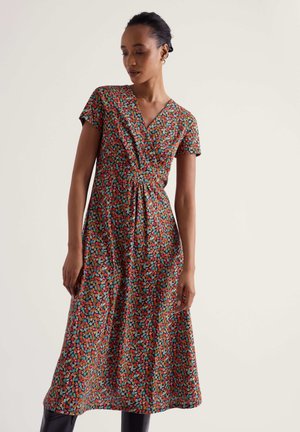 Seasalt Cornwall, SEASALT CORNWALL CHAPELLE DRESS - Jerseyjurk - multi - tomato blooms maritime