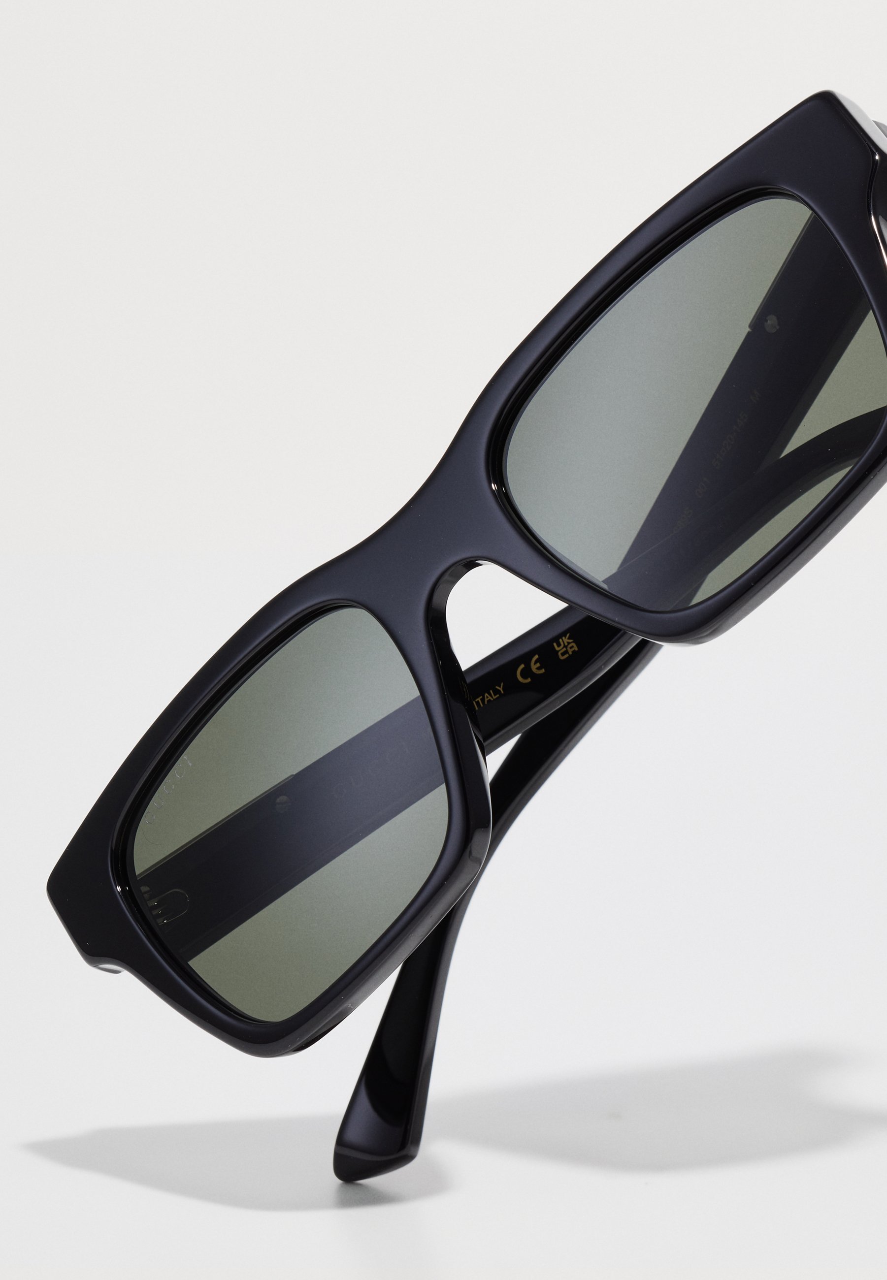 Gucci Sunglasses - black/grey/black - Zalando