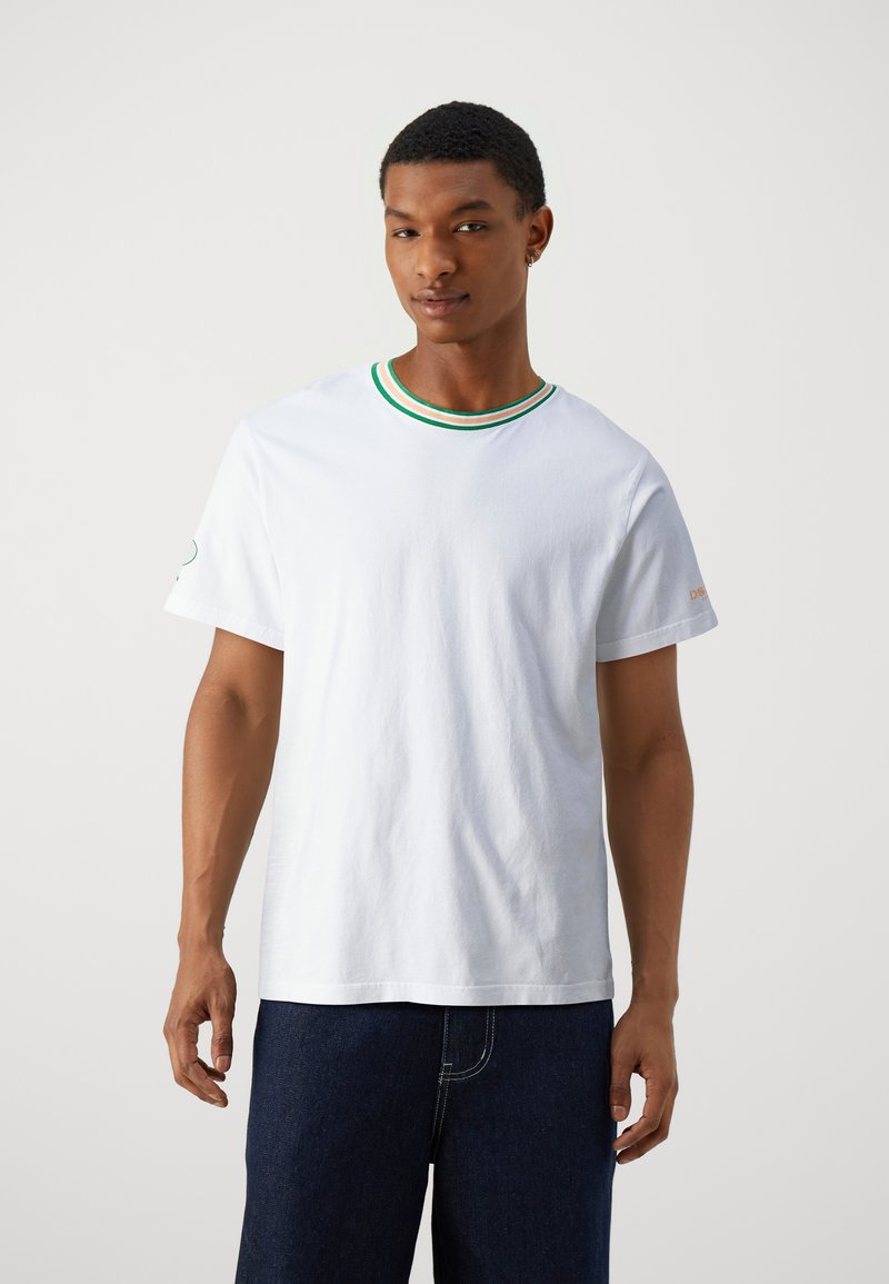 DOCKERS TEE - T-shirt print - lucent white/wit - Zalando.be