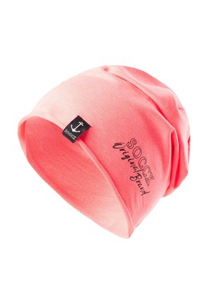 AUS MIT LOGO PRINT - Mütze - neon pink